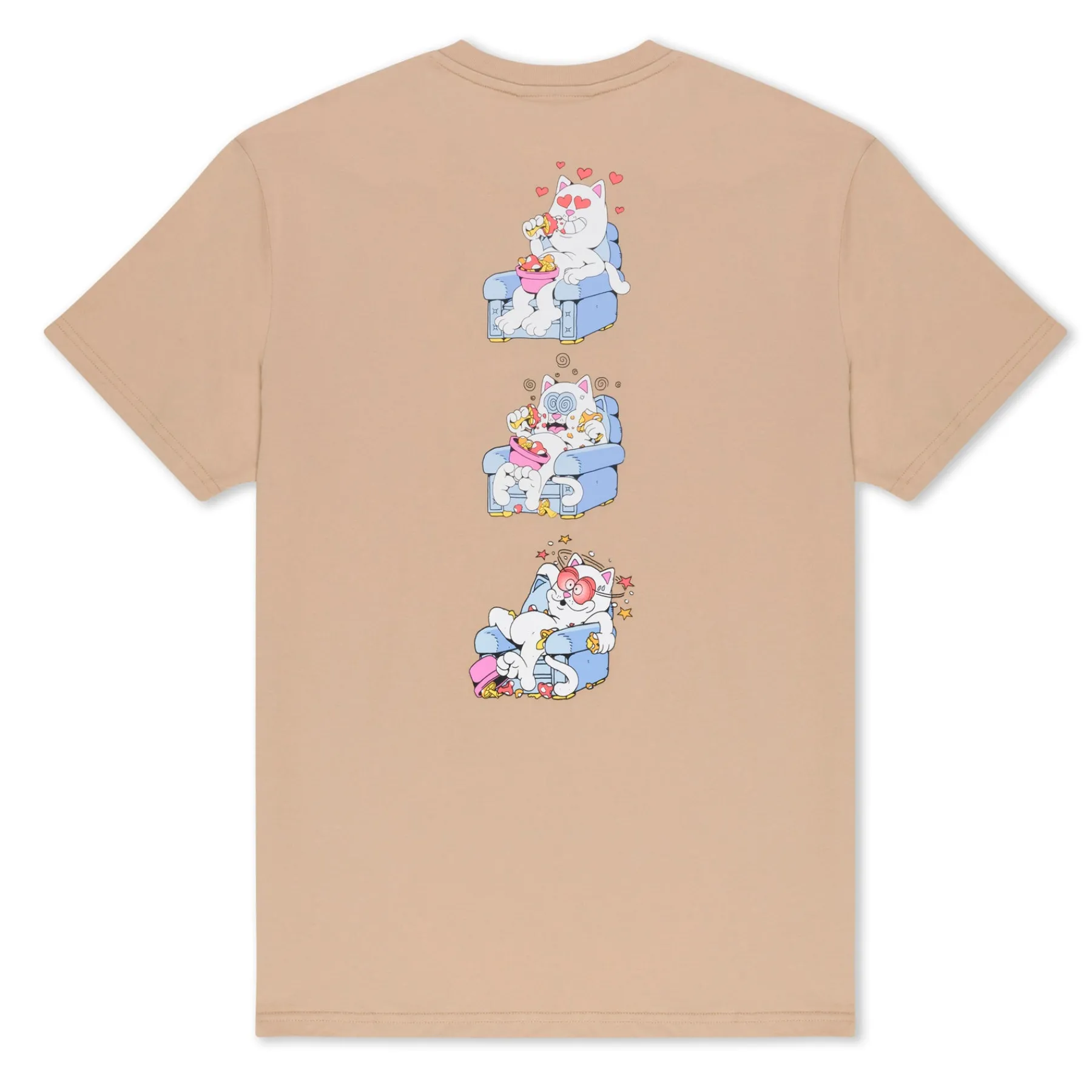 Ripndip Short Sleeve Tees<Afternoon Snack Tee (Almond)