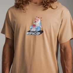 Ripndip Short Sleeve Tees<Afternoon Snack Tee (Almond)
