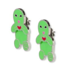 Ripndip Womens|Accessories<Alien Loves Earring Set (Green)
