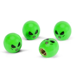 Ripndip Stocking Stuffers|Car Accessories<Alien Tire Caps (Green)