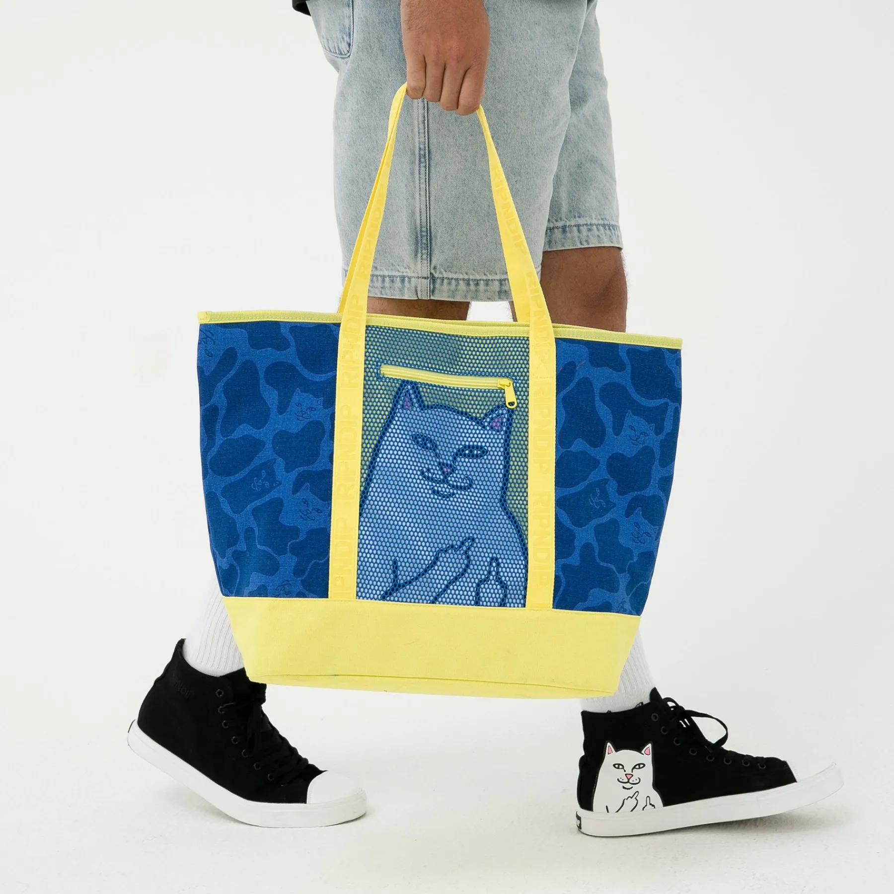 Ripndip Stocking Stuffers|Totes<Baja Nylon Beach Bag (Blue)