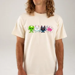 Ripndip Short Sleeve Tees<Bestie Gang Tee (Natural)