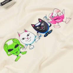 Ripndip Short Sleeve Tees<Bestie Gang Tee (Natural)