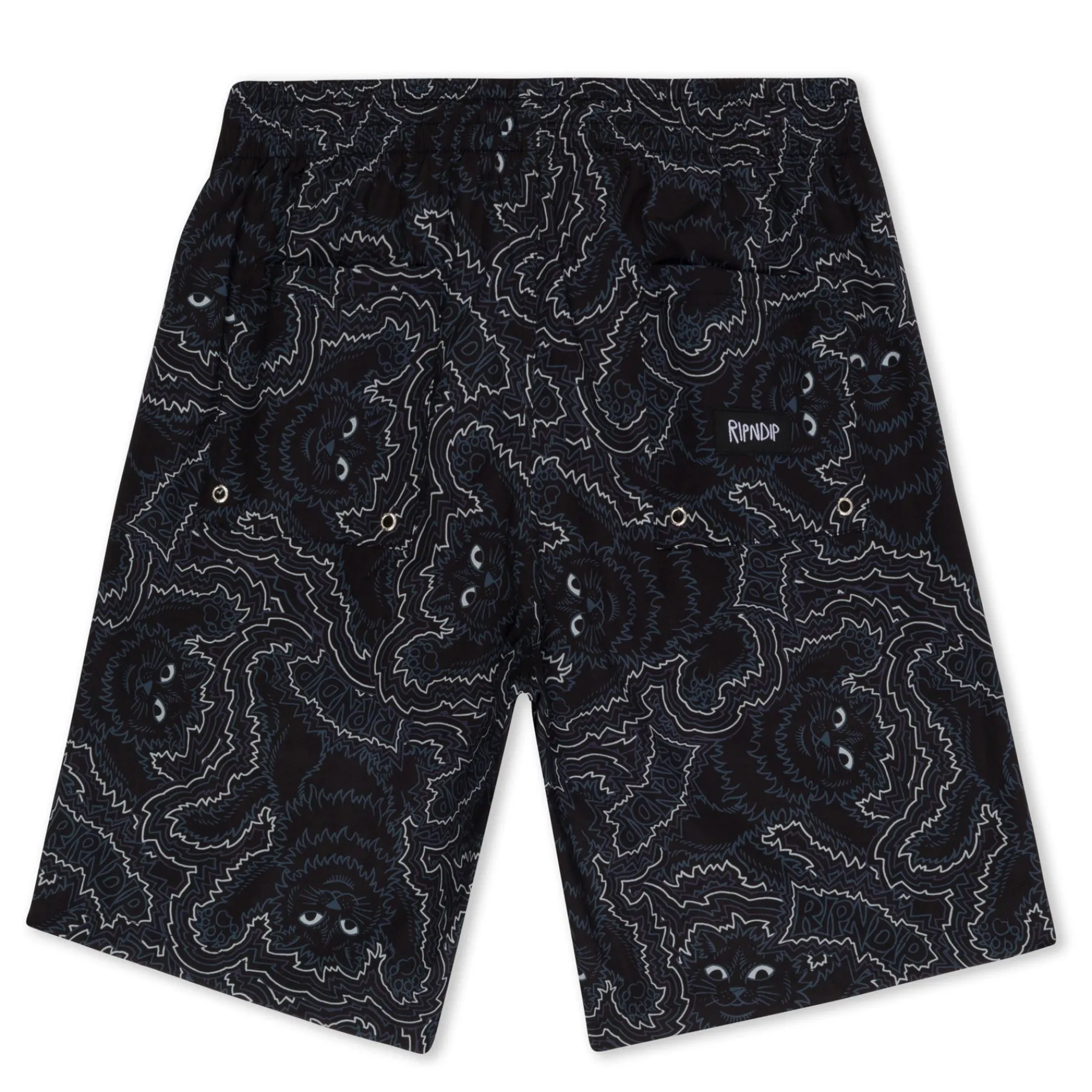 Ripndip Shorts|Swim Shorts<Big Pussy Energy Swim Shorts (Black)