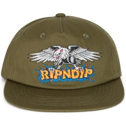 Ripndip Strapbacks / Snapbacks<Birdy Snapback (Dark Olive)