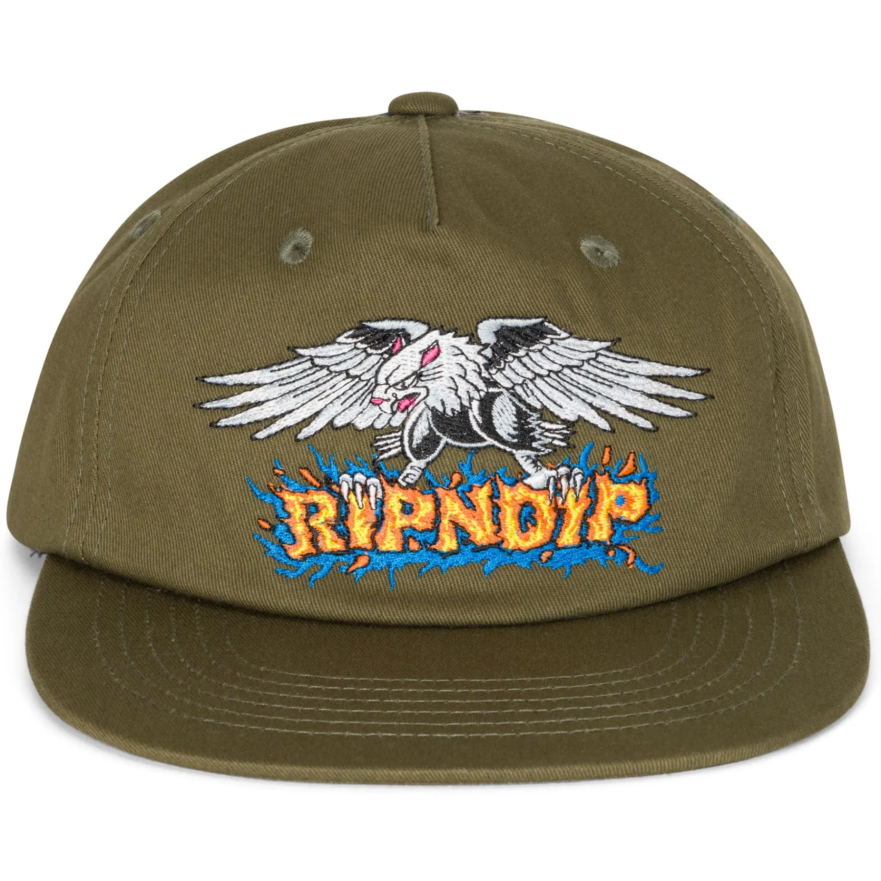 Ripndip Strapbacks / Snapbacks<Birdy Snapback (Dark Olive)