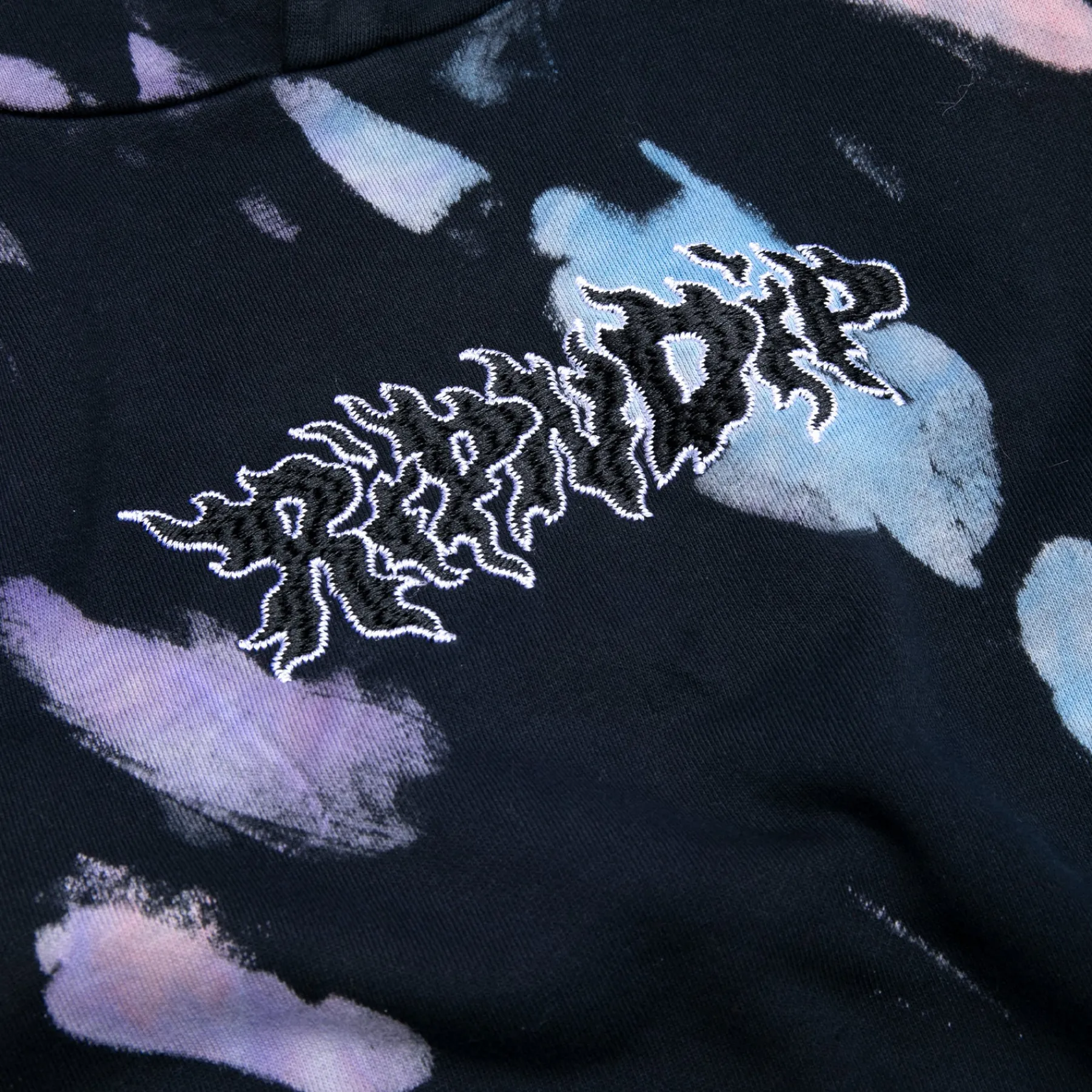 Ripndip Hoodies / Crewnecks<Blaze Hoodie (Black/Peach/Purple Tie Dye)