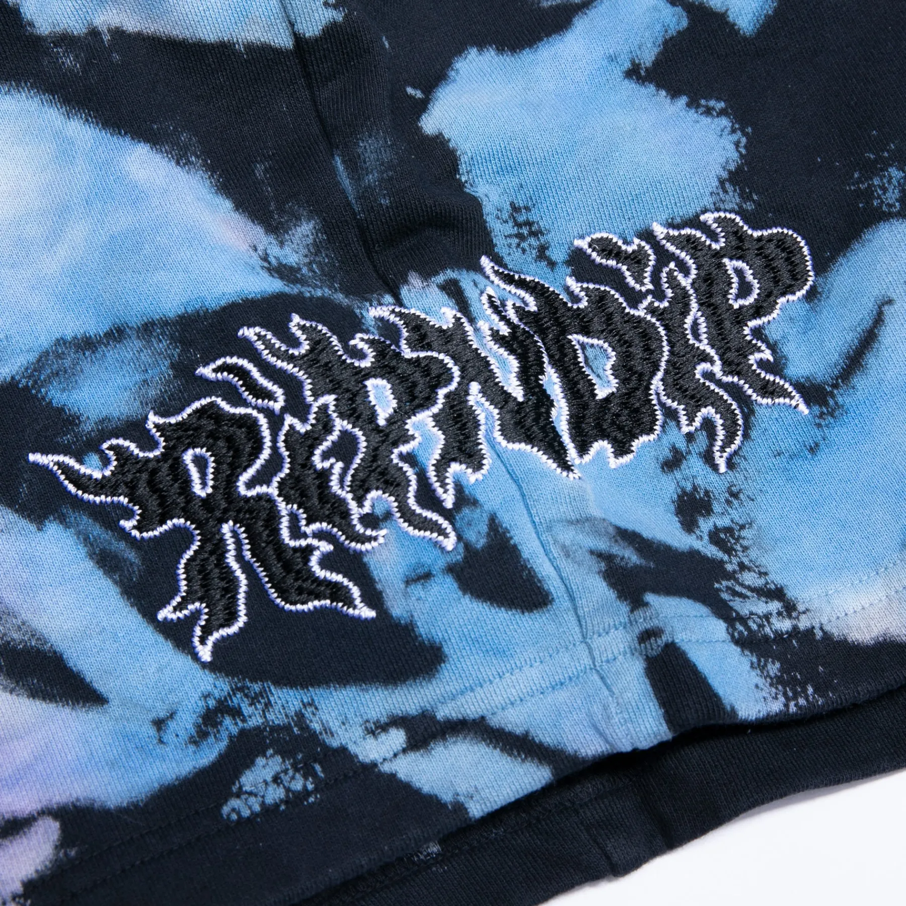 Ripndip Sweats|Shorts<Blaze Sweatshorts (Black/Peach/Purple Tie Dye)