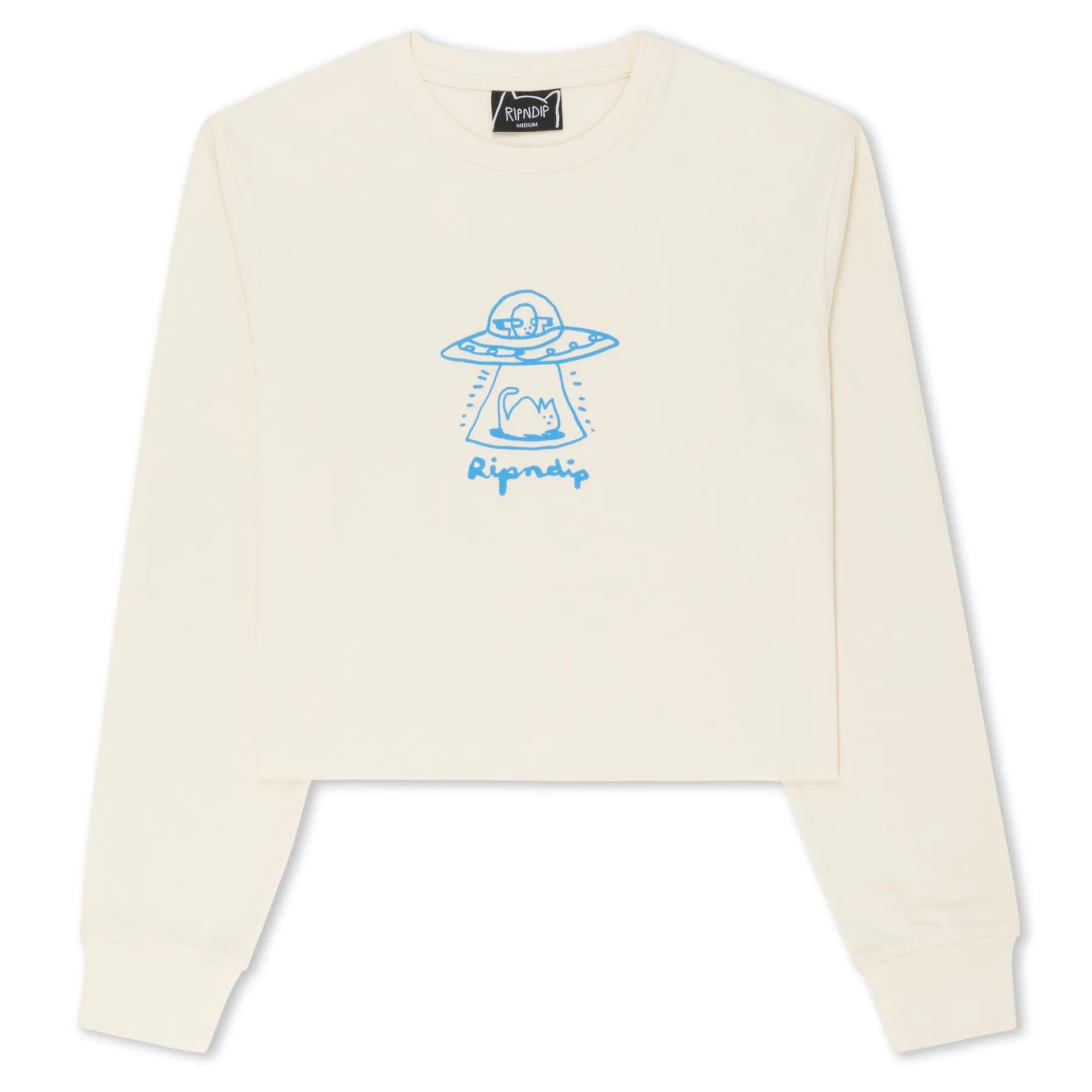 Ripndip Womens|Womens<Blonded Cropped Long Sleeve (Natural)