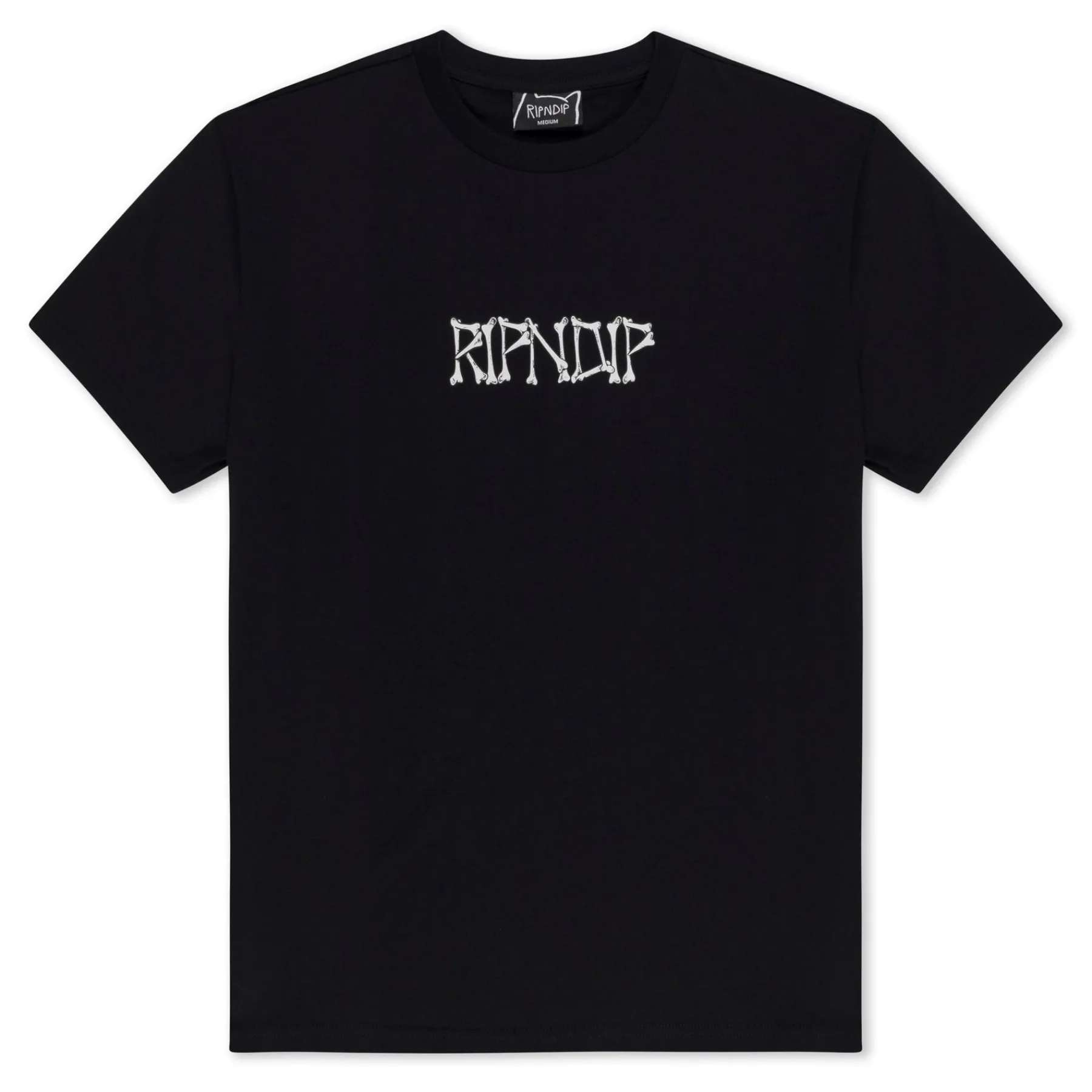 Ripndip Short Sleeve Tees<Bones Tee (Black)