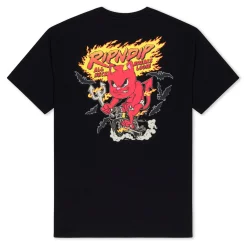 Ripndip Short Sleeve Tees<Break Loose Tee (Black )