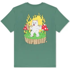 Ripndip Short Sleeve Tees<Bulking Tee (Olive)