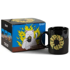 Ripndip Stocking Stuffers|Home Goods<Burn In Heck Coffee Mug (Black)