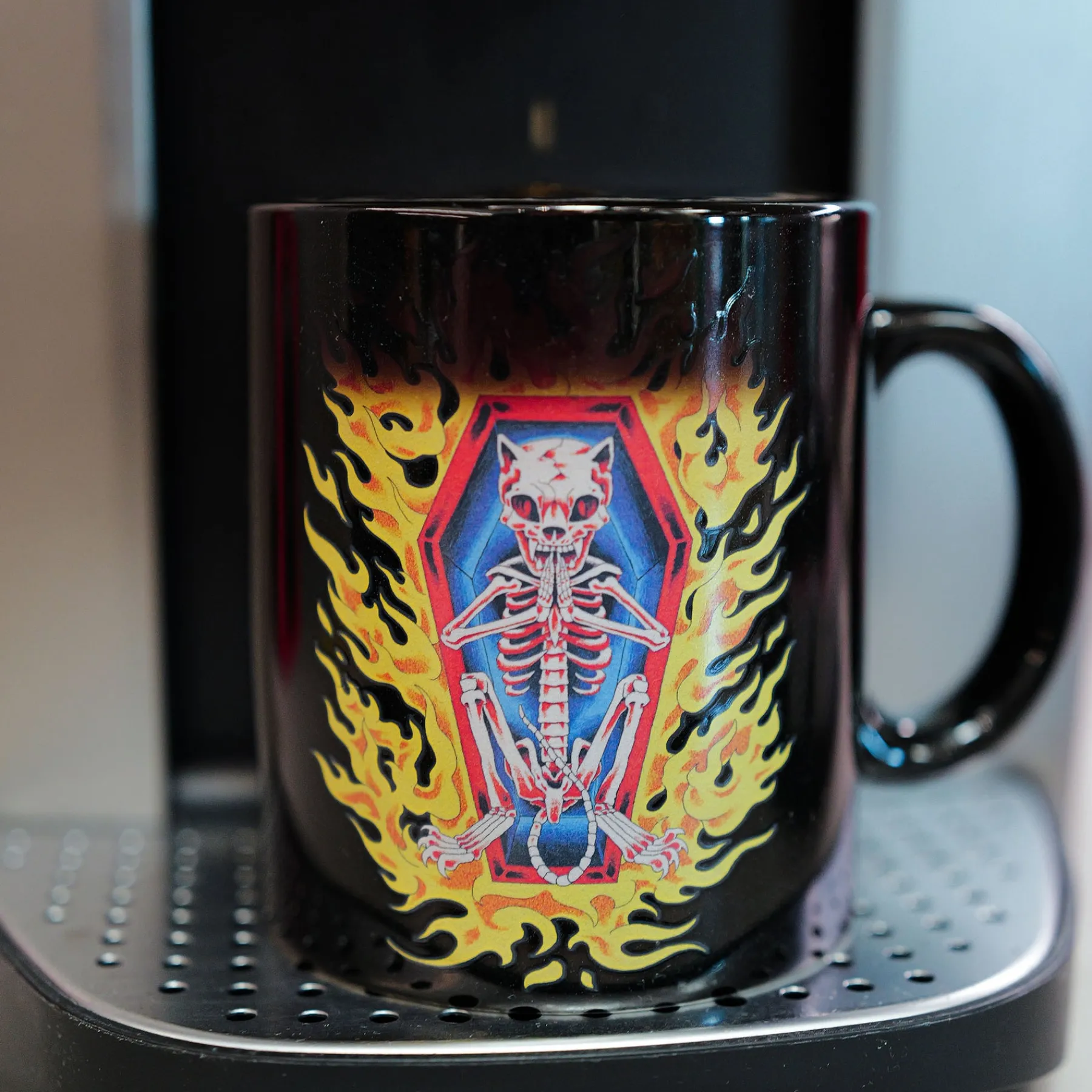Ripndip Stocking Stuffers|Home Goods<Burn In Heck Coffee Mug (Black)