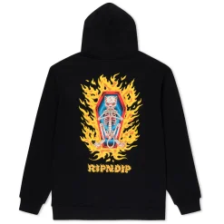 Ripndip Hoodies / Crewnecks<Burn In Heck Hoodie (Black)