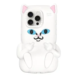 Ripndip Iphone Cases<CASETiFY x Lord Nermal iPhone 3D Phone Case (White)