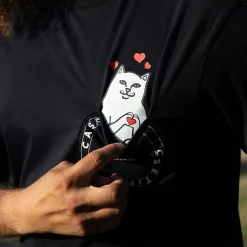 Ripndip Short Sleeve Tees<Casetify x Nermal Loves Pocket Tee (Black)
