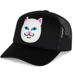 Ripndip Truckers<Casetify x Nermal Trucker Hat (Black)
