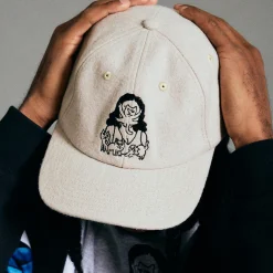 Ripndip Strapbacks / Snapbacks|Stocking Stuffers<Cat Lady Wool Strapback Hat (Charcoal)
