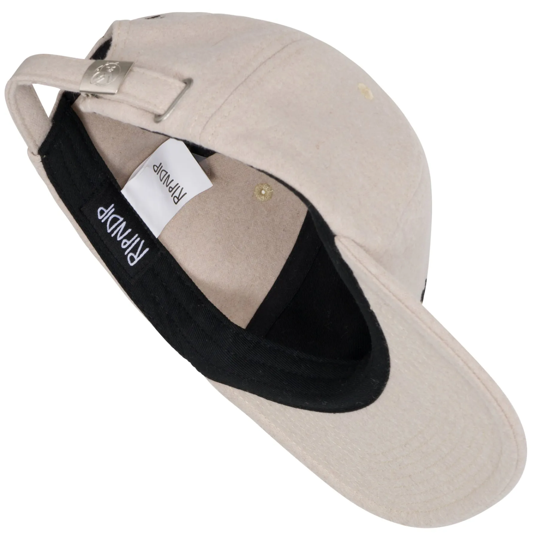 Ripndip Strapbacks / Snapbacks|Stocking Stuffers<Cat Lady Wool Strapback Hat (Charcoal)