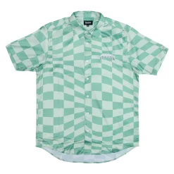 Ripndip Button Ups|Stocking Stuffers<Checked Short Sleeve Button Up (Olive/Pine)