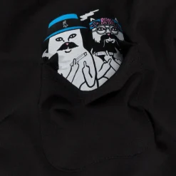 Ripndip Short Sleeve Tees<Cheech and Nerm Pocket Tee (Black)