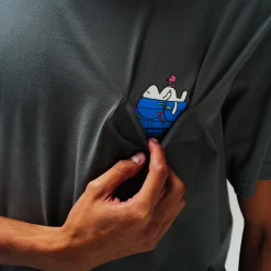 Ripndip Short Sleeve Tees|Christmas Items<Christmas Nerm Pocket Tee (Charcoal)