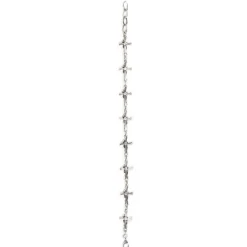 Ripndip Jewelry|Accessories<Chrome Cross Bracelet (Silver)