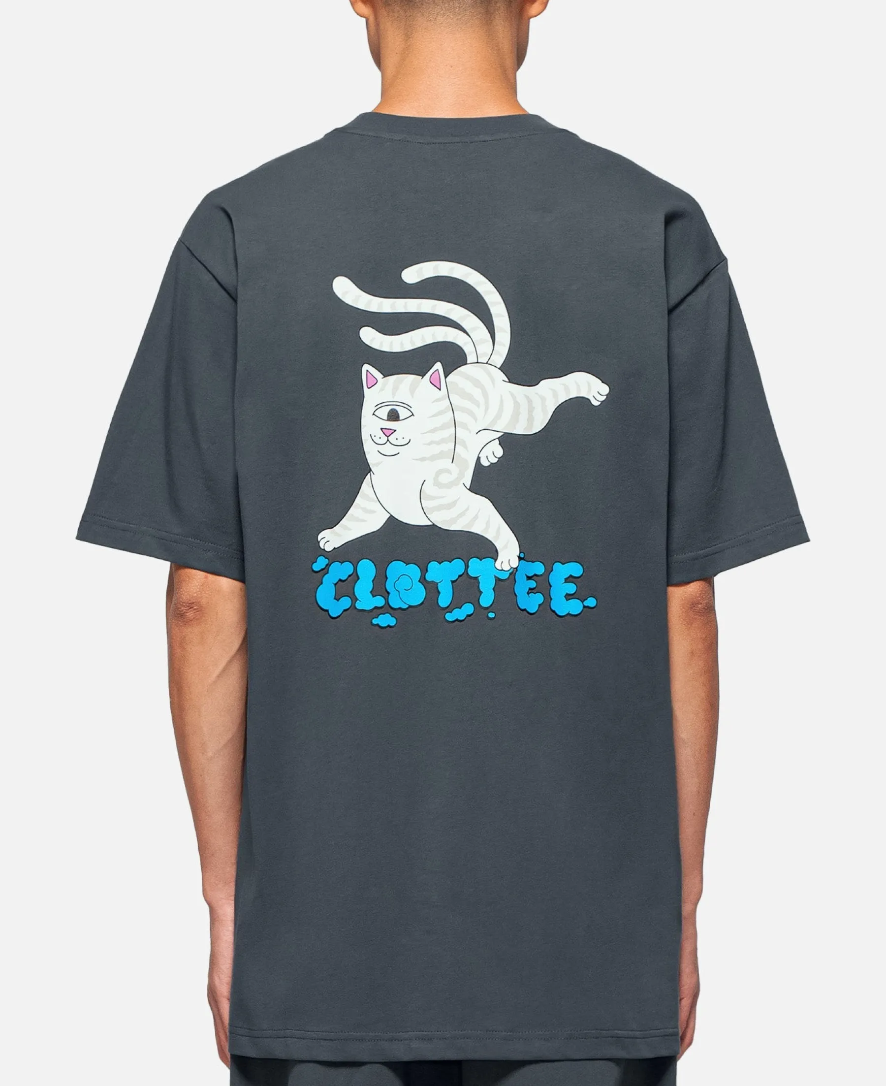 Ripndip Short Sleeve Tees|Stocking Stuffers<Clottee Clouds Tee (Grey)