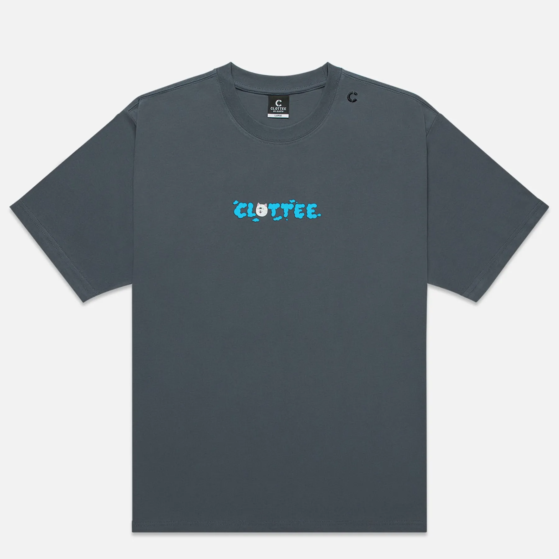 Ripndip Short Sleeve Tees|Stocking Stuffers<Clottee Clouds Tee (Grey)