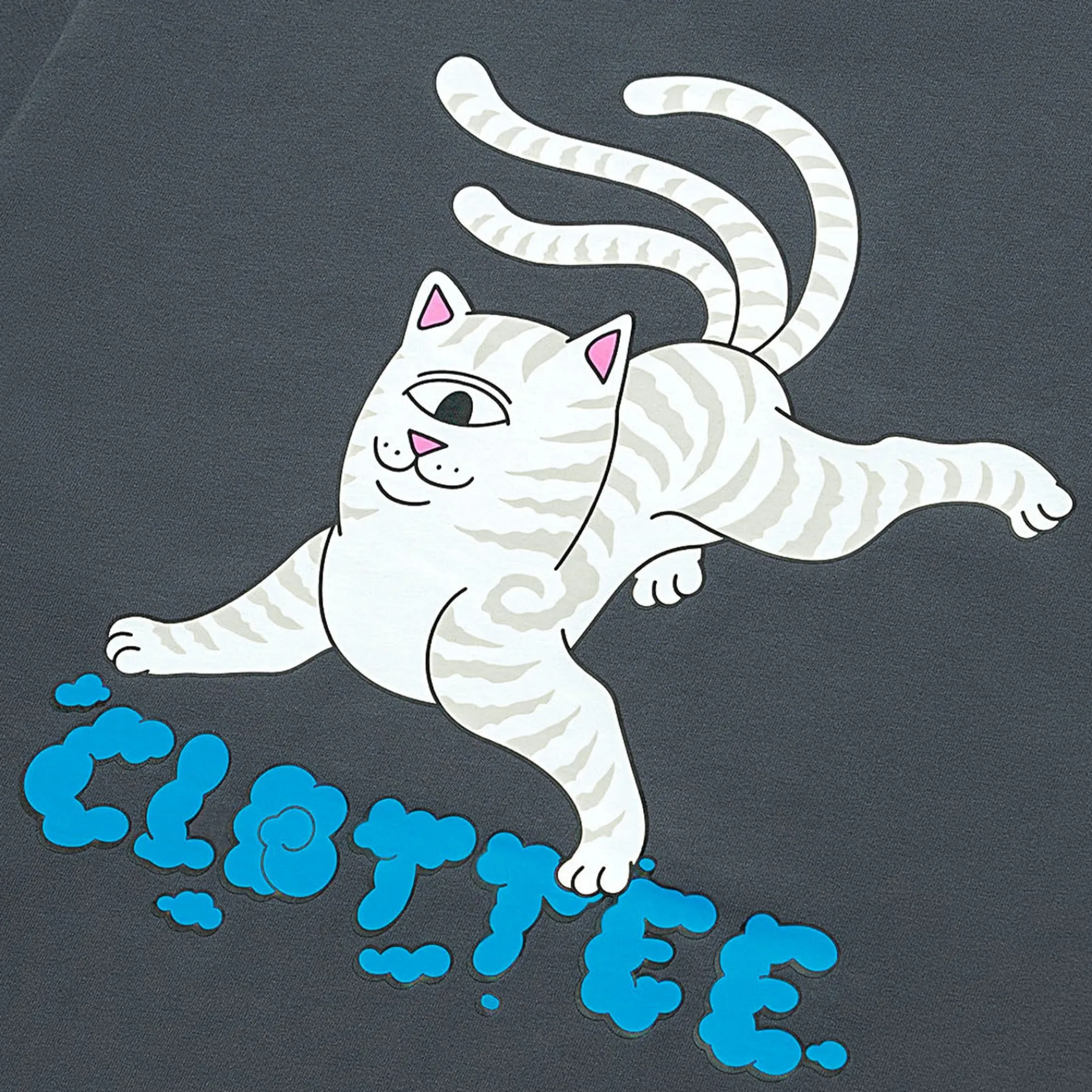 Ripndip Short Sleeve Tees|Stocking Stuffers<Clottee Clouds Tee (Grey)