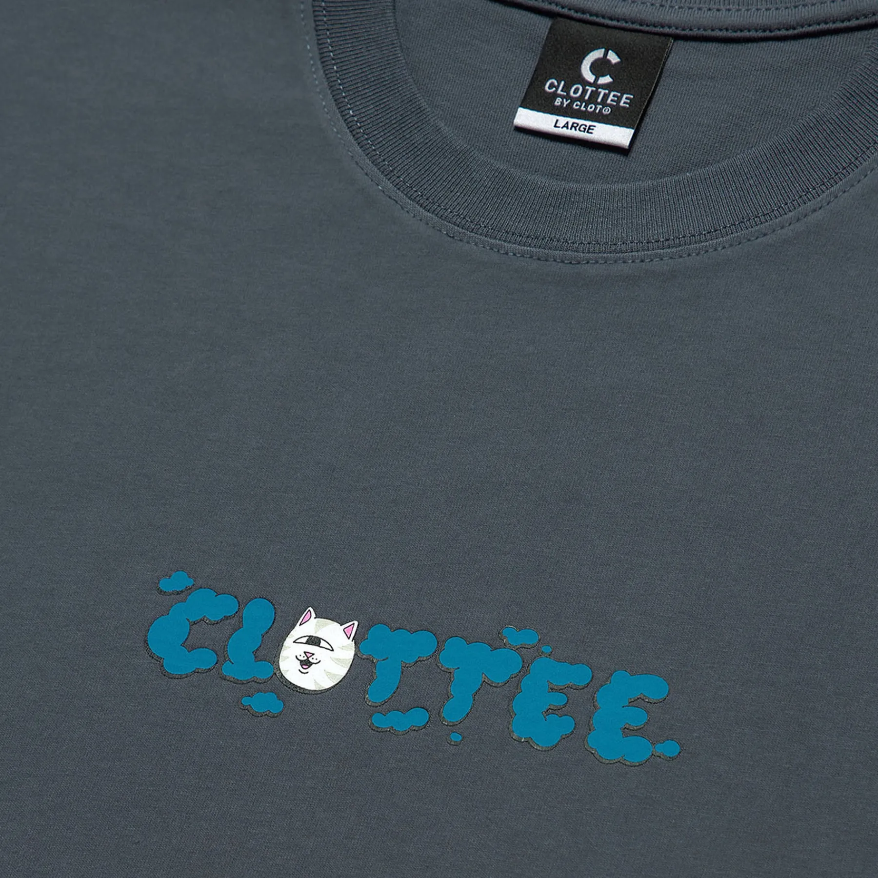 Ripndip Short Sleeve Tees|Stocking Stuffers<Clottee Clouds Tee (Grey)