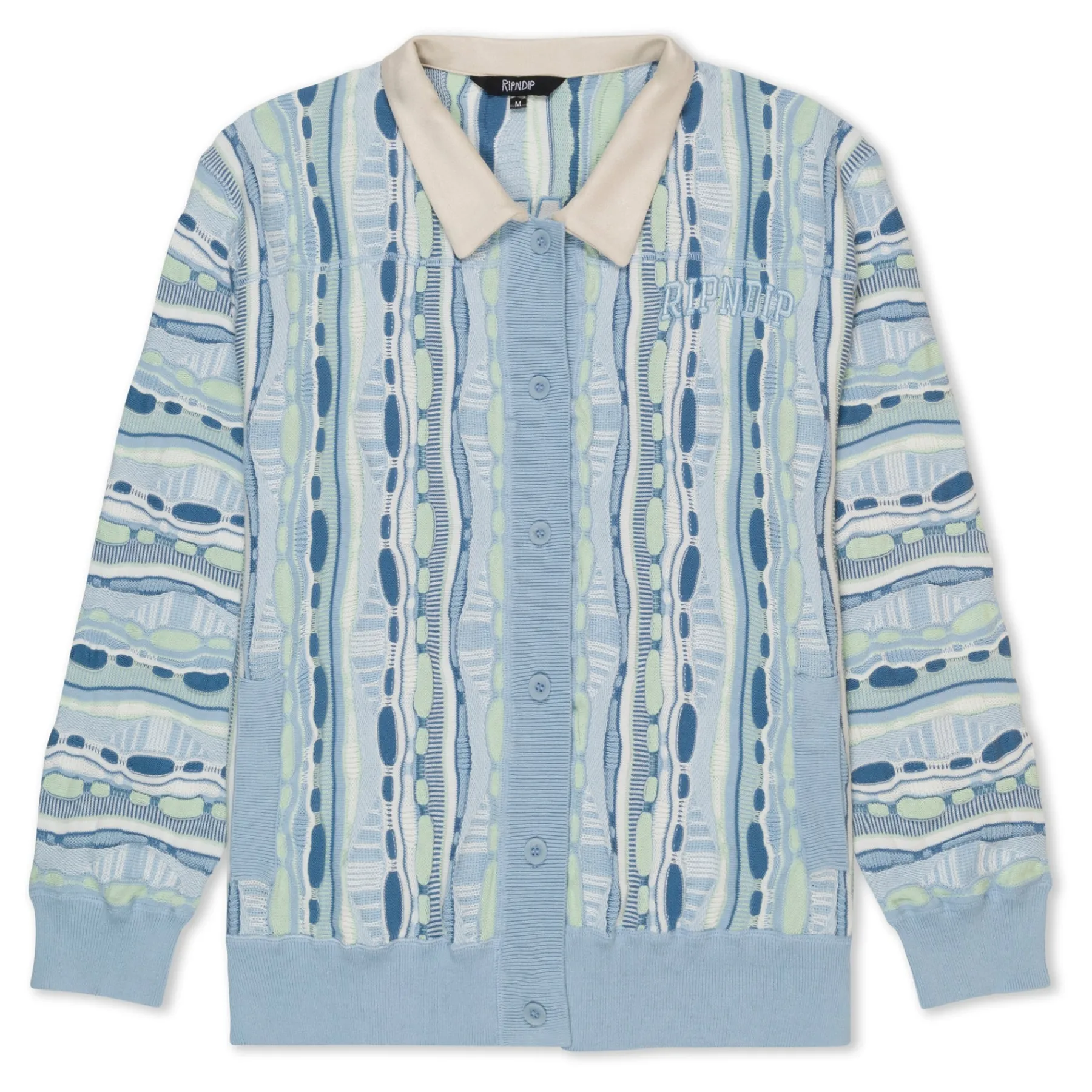Ripndip Jackets|Knits / Sweaters<Corded Button Up Jacket (Light Blue)