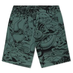 Ripndip Shorts|Stocking Stuffers<Dark Twisted Fantasy Twill Shorts (Olive/Black)