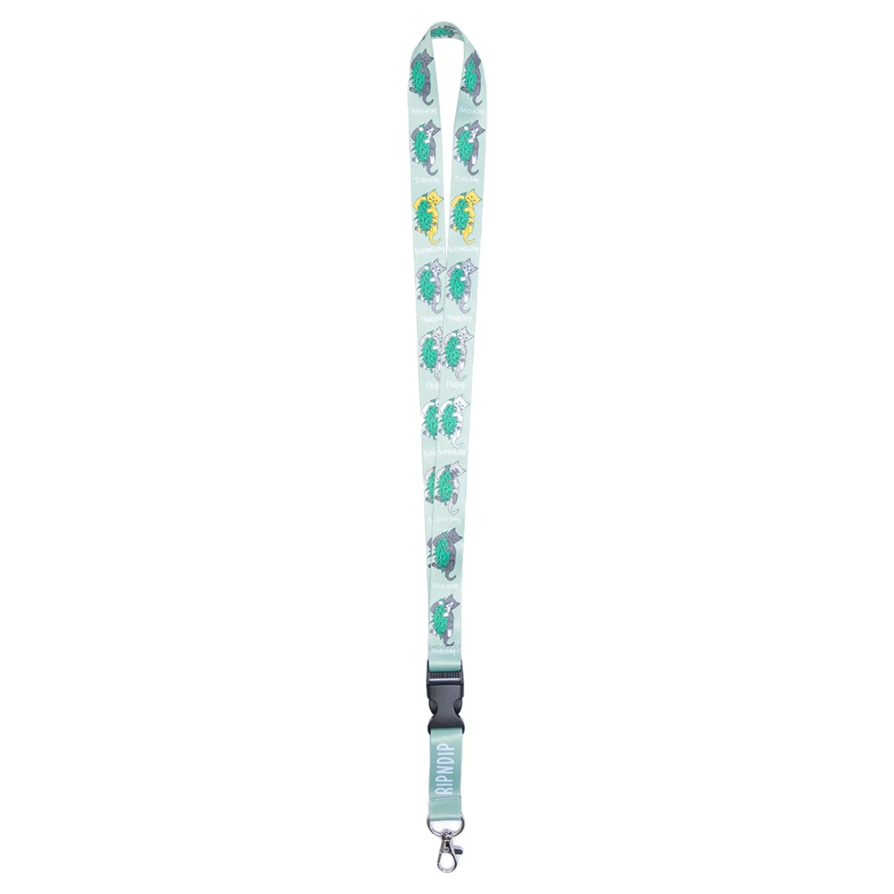 Ripndip Lanyards / Keychains<Days Of The Week Lanyard (Pistachio)