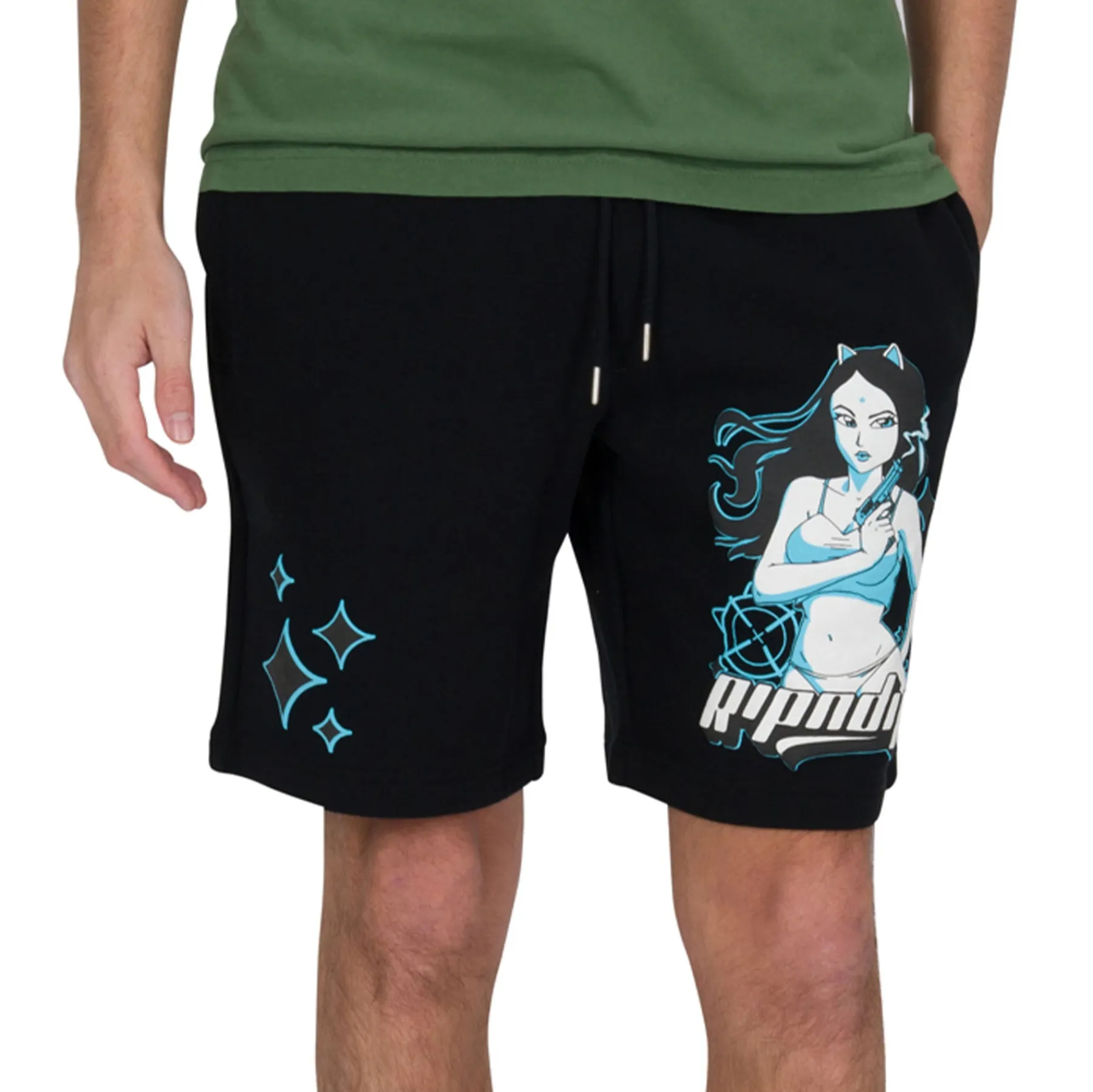 Ripndip Sweats|Shorts<Desperado Sweatshorts (Black)