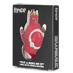 Ripndip Stocking Stuffers|Home Goods<Devil Nerm IPhone Ring (Red)