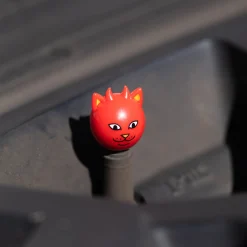 Ripndip Stocking Stuffers|Car Accessories<Devil Nerm Tire Caps (Red)