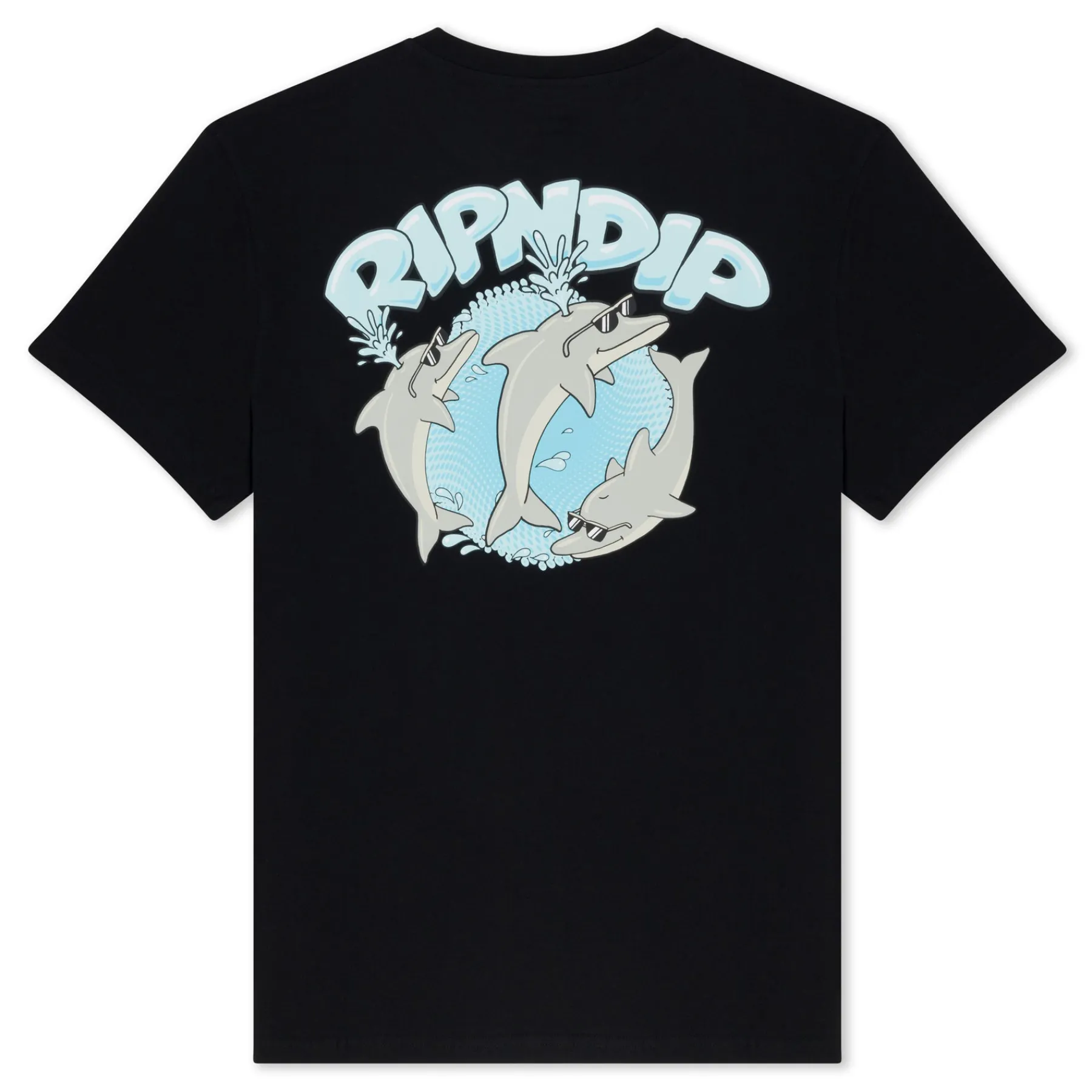 Ripndip Short Sleeve Tees|Stocking Stuffers<Dolphin Dudes Tee (Black)