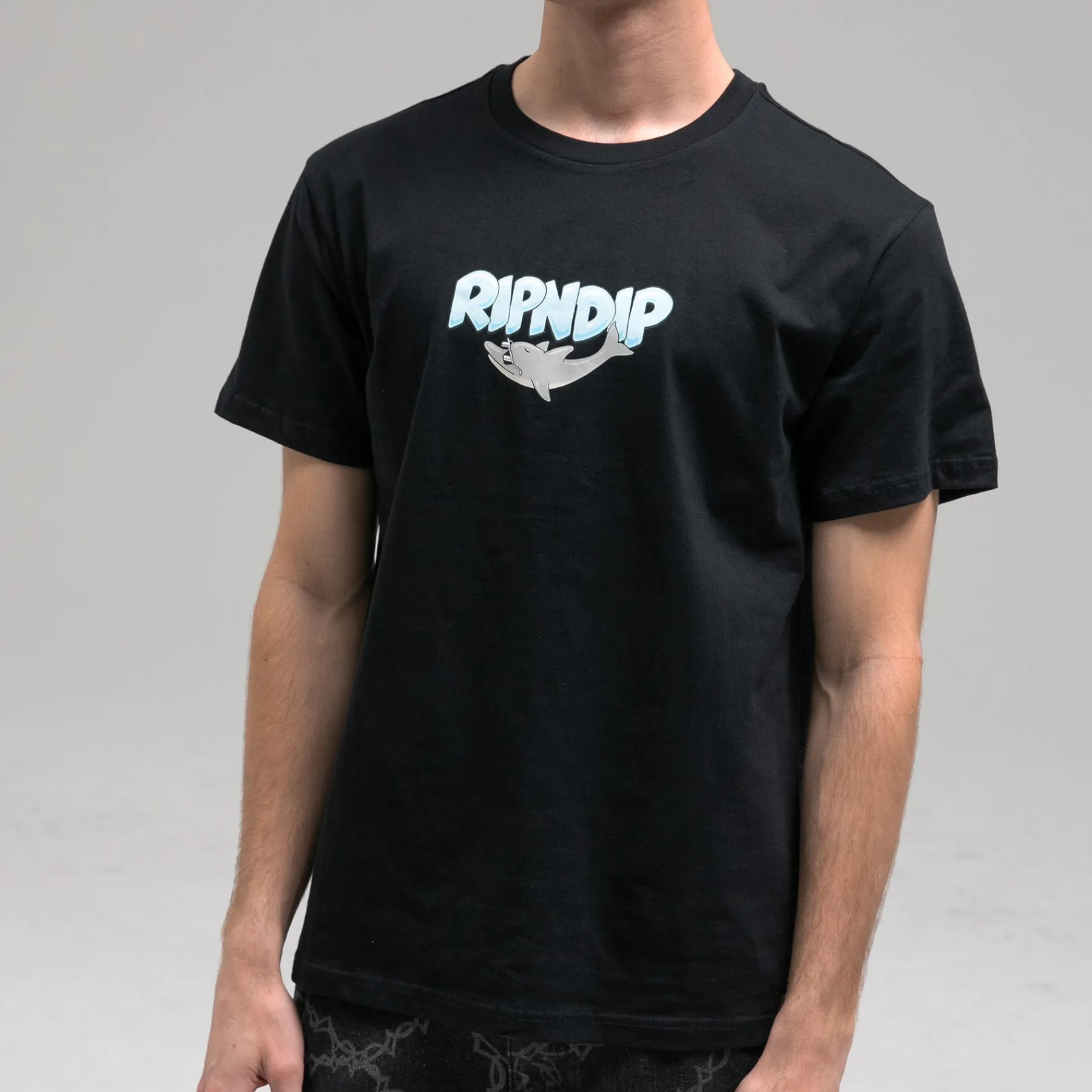 Ripndip Short Sleeve Tees|Stocking Stuffers<Dolphin Dudes Tee (Black)