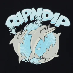 Ripndip Short Sleeve Tees|Stocking Stuffers<Dolphin Dudes Tee (Black)