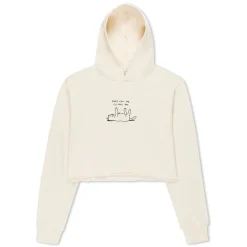 Ripndip Hoodies / Crewnecks|Womens<Don't Call Me Cropped Hoodie (Natural)