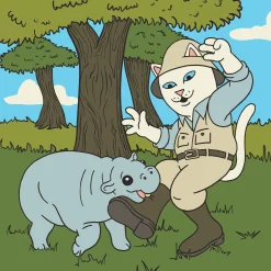 Ripndip Short Sleeve Tees<Don't Get Bit Tee (Black)
