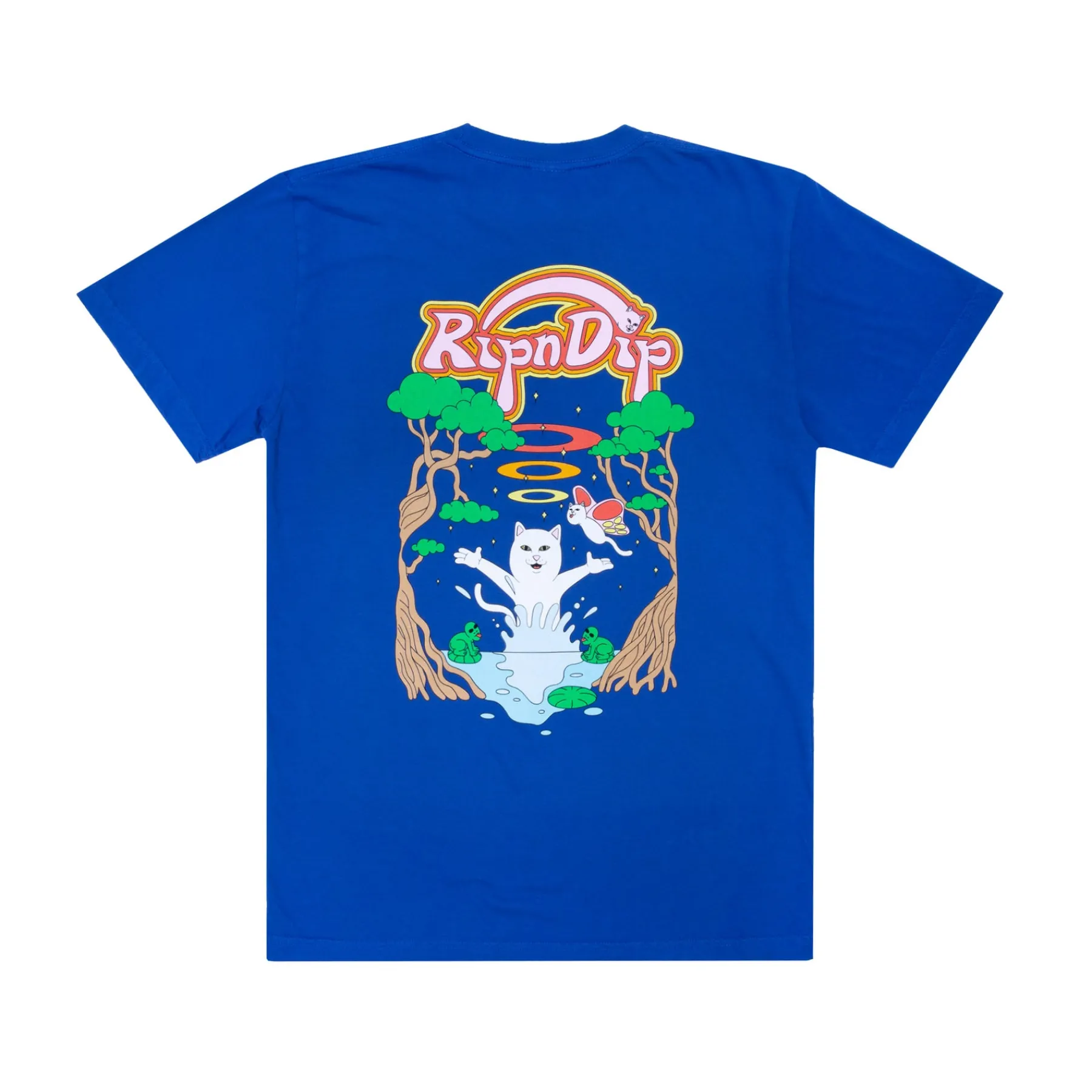Ripndip Short Sleeve Tees<Down By The River Tee (Royal Blue)