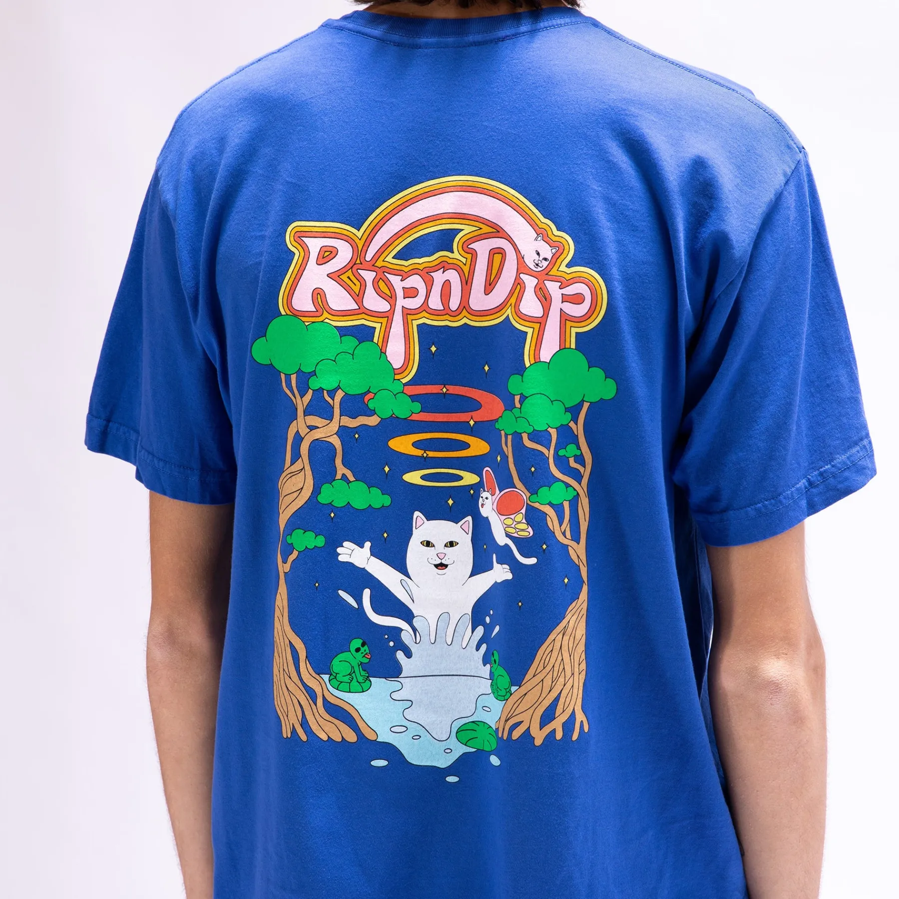 Ripndip Short Sleeve Tees<Down By The River Tee (Royal Blue)