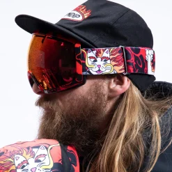 Ripndip Snowboards<Dragonerm Snow Goggles (Red)