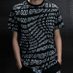 Ripndip Short Sleeve Tees|Stocking Stuffers<Drug From God Tee (Black)