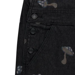 Ripndip Pants|Overalls<Euphoria Denim Overalls (Black)
