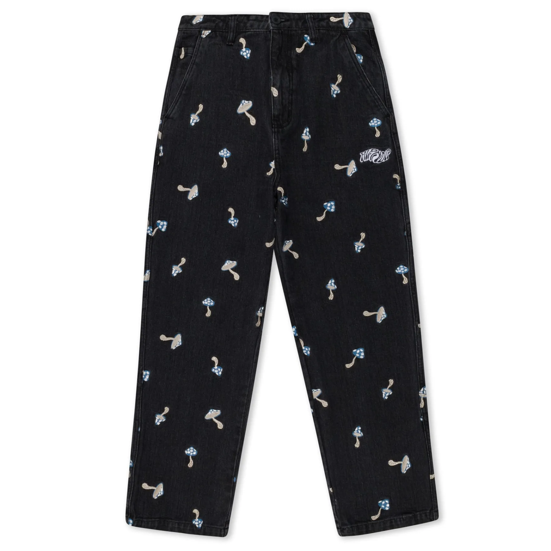 Ripndip Pants<Euphoria Wide Leg Denim Pants (Black Wash)