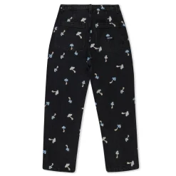 Ripndip Pants<Euphoria Wide Leg Denim Pants (Black Wash)